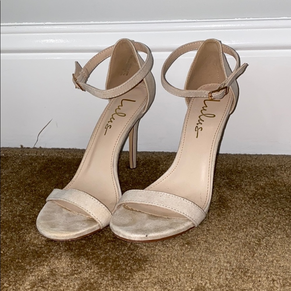 Beige High-heels